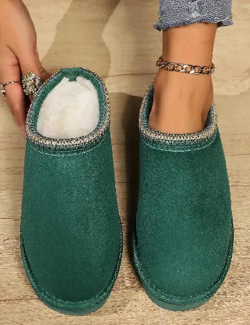 Saboti SHEIN, verde Verde