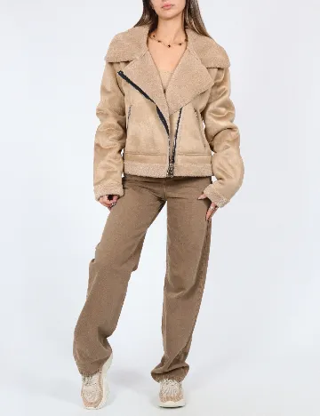 Jacheta Stradivarius, crem Crem