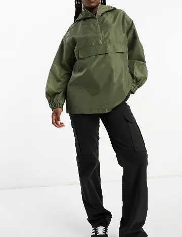 Jacheta de ploaie ASOS, verde Verde