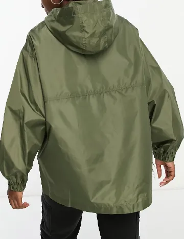 Jacheta de ploaie ASOS, verde Verde