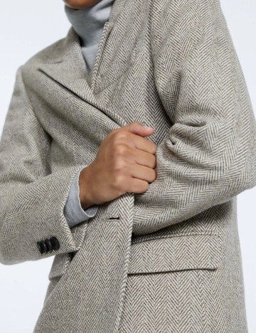 Palton Stradivarius, gri