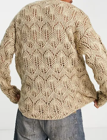 Pulover Oversize ASOS, maro Maro