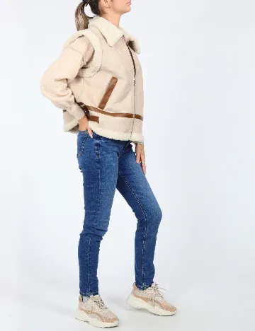 Vesta Vero Moda, crem Crem