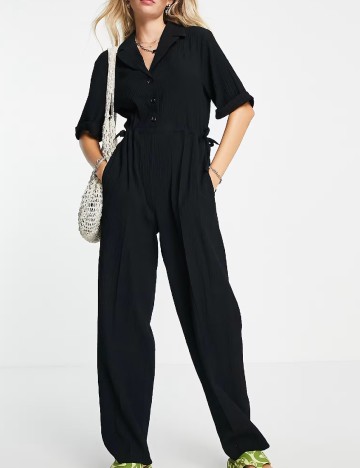 Salopeta Top Shop, negru