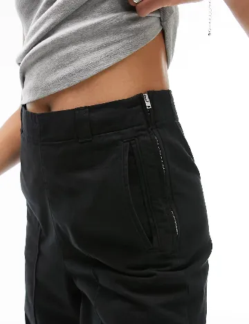 Pantaloni Top Shop, negru Negru