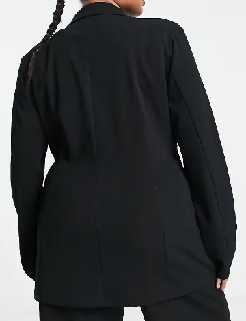 Blazer ASOS Curve, negru Negru