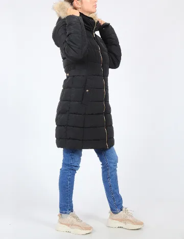 Geaca Stradivarius, negru Negru