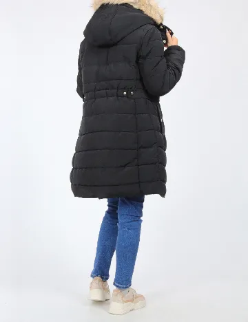 Geaca Stradivarius, negru Negru