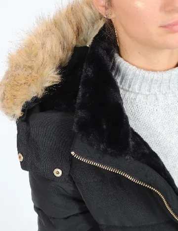 Geaca Stradivarius, negru Negru