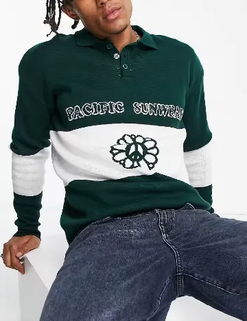 Pulover Pacsun, verde Verde