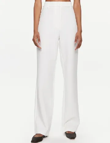 Pantaloni Y.A.S, alb Alb