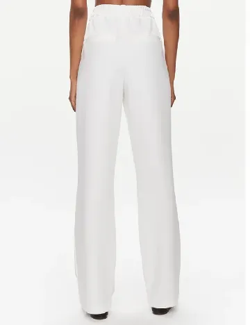 Pantaloni Y.A.S, alb Alb