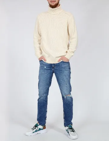 Bluza Pepe Jeans, ecru Alb