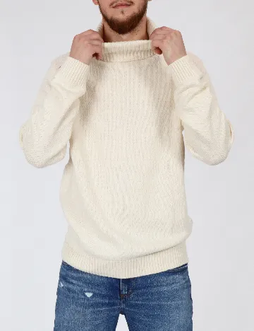 Bluza Pepe Jeans, ecru Alb