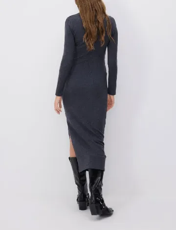 Rochie medie Reserved, gri Gri