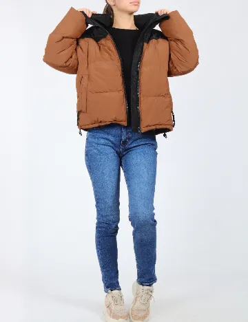 Geaca Oversize New Yorker, maro Maro