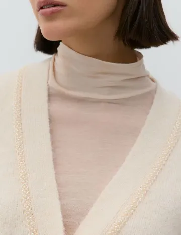 Cardigan Reserved, crem Crem