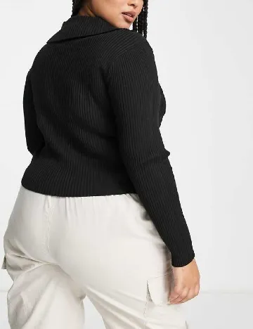 Cardigan DAISY STREET Curve, negru Negru
