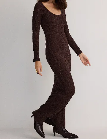 Rochie lunga Reserved, maro Maro