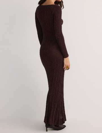 Rochie lunga Reserved, maro