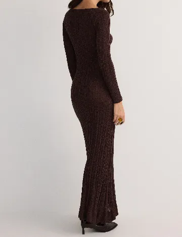Rochie lunga Reserved, maro Maro