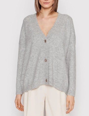 Cardigan Karen By Simonsen, gri