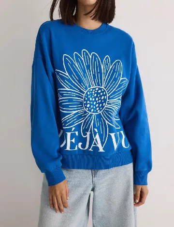 Bluza Oversize Reserved, albastru Albastru