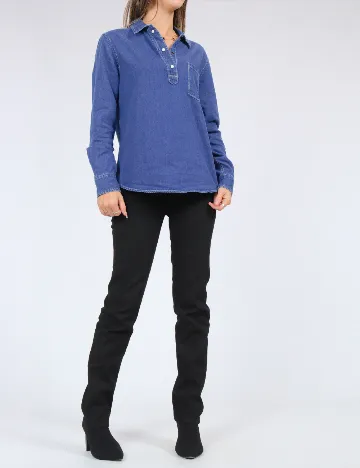 Camasa Pepe Jeans, albastru Albastru