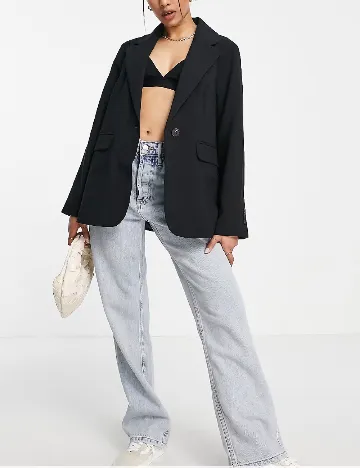 Sacou Top Shop, negru Negru