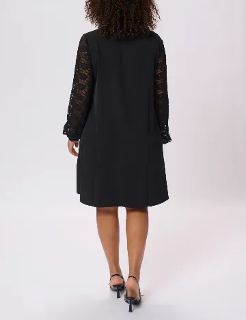 Rochie scurta Kaffe Curve, negru Negru