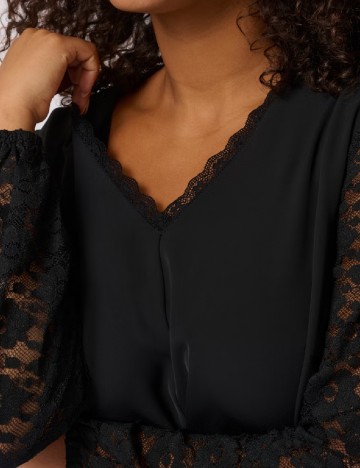 Rochie scurta Kaffe Curve, negru
