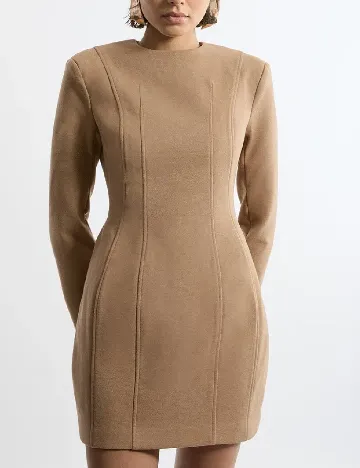 Rochie scurta Karen Millen, maro Maro