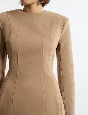 Rochie scurta Karen Millen, maro Maro