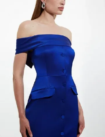 Rochie medie Karen Millen, albastru Albastru