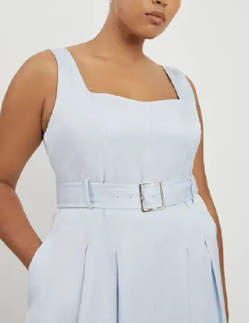 Rochie medie Karen Millen Plus Size, albastru Albastru