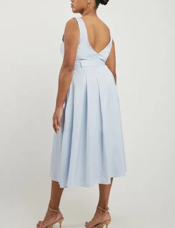 Rochie medie Karen Millen Plus Size, albastru