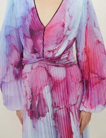 Rochie lunga Karen Millen, mix culori