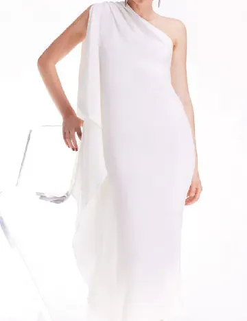 Rochie medie Karen Millen, alb Alb