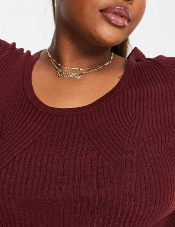 Bluza ASOS Curve, visiniu