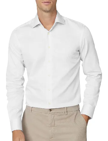 Camasa HACKETT, alb Alb