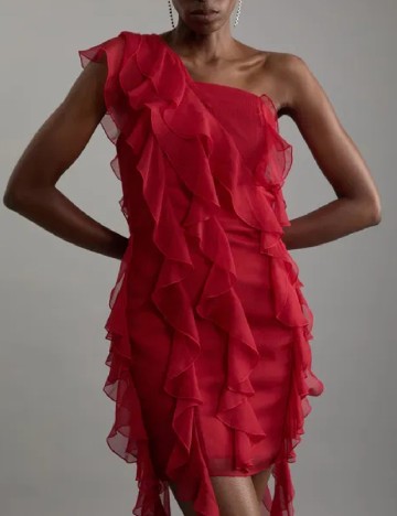 Rochie scurta Karen Millen, rosu