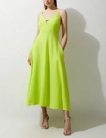 Rochie medie Karen Millen, verde Verde