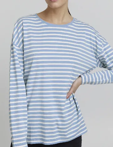 Bluza Oxmo, albastru Albastru
