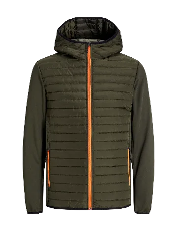 Geaca Jack&Jones Plus Size Men, verde Verde