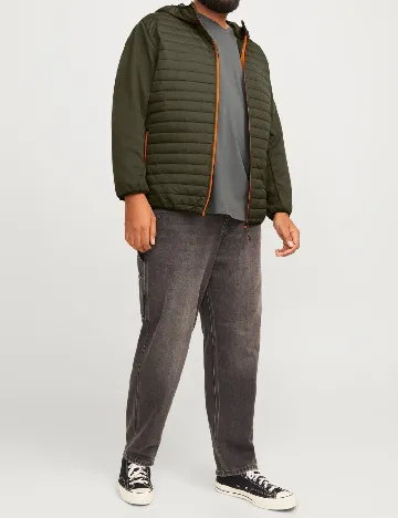 Geaca Jack&Jones Plus Size Men, verde Verde