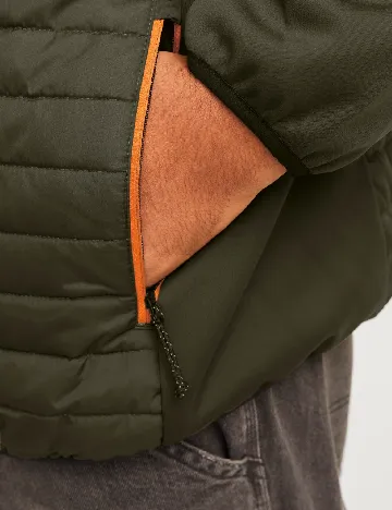 Geaca Jack&Jones Plus Size Men, verde Verde