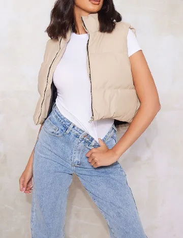Vesta PrettyLittleThing, bej Crem