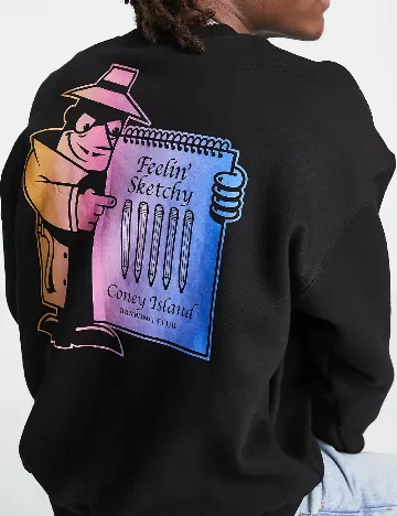 Bluza Coney Island Picnic, negru Negru