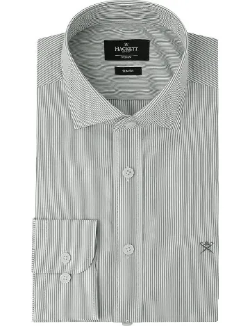 Camasa HACKETT, alb/verde Verde