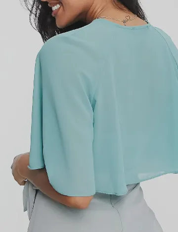 Bolero TFNC London, turcoaz Albastru